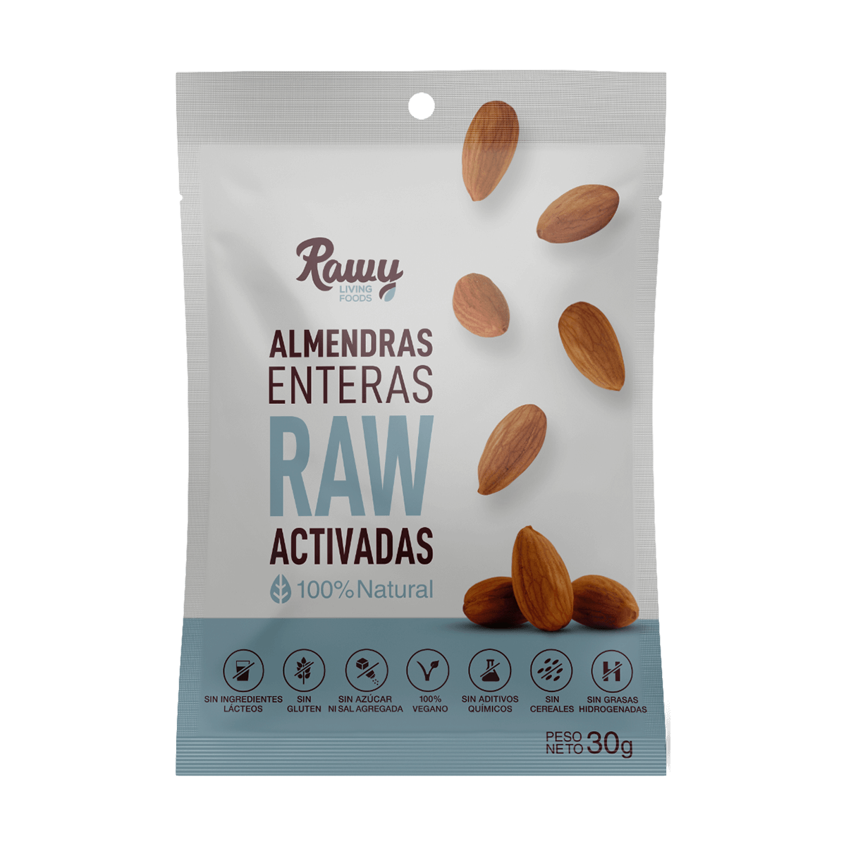 Frutos Secos Almendras Raw Activadas 30g x12