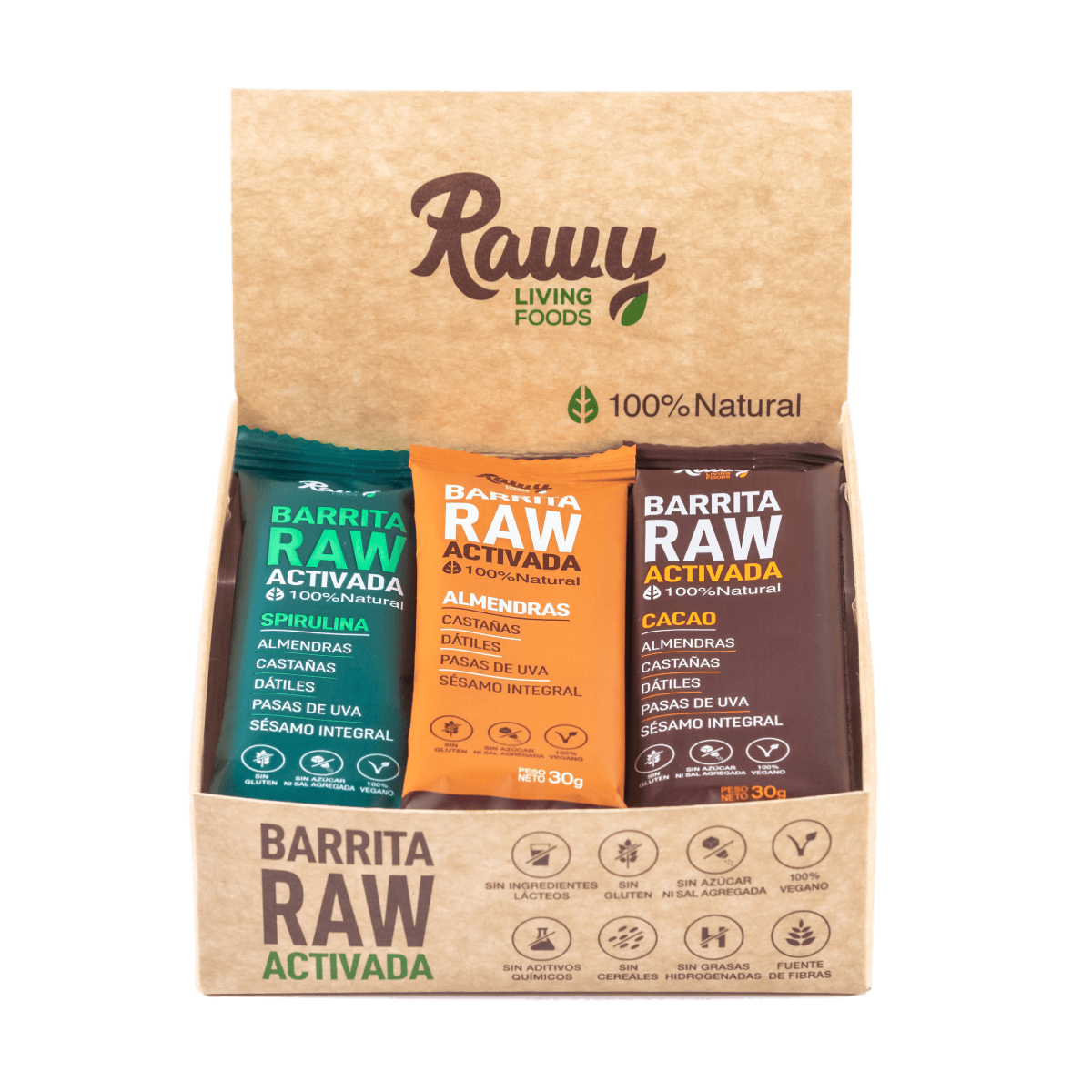 Barritas Raw Activadas Combinadas x12