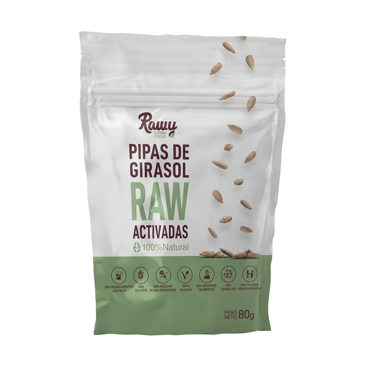 Frutos secos Girasol Raw Activado 80g x12